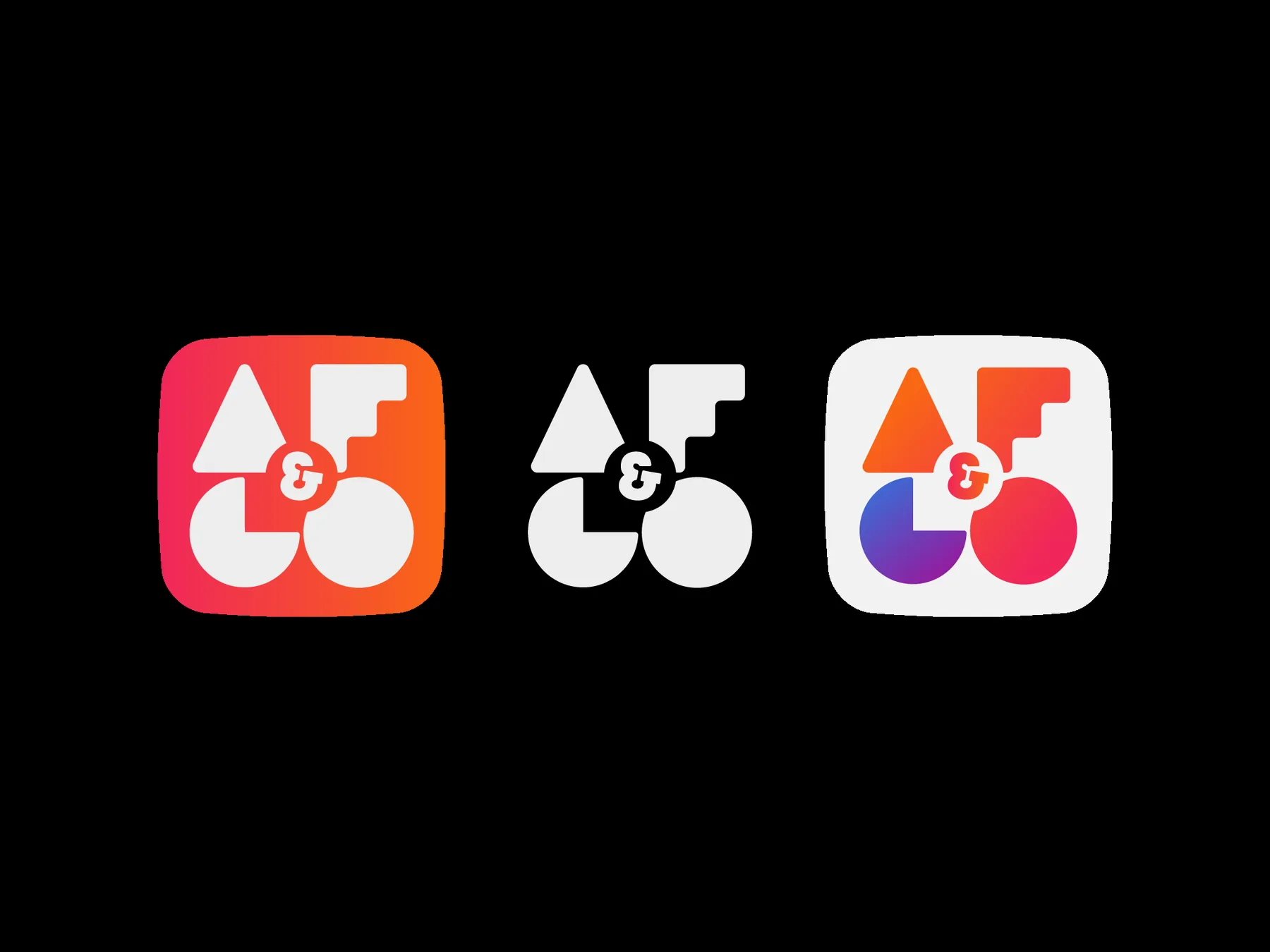 Símbolos y variantes del logotipo AFCO